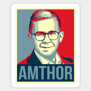 Philipp Amthor Hope style Obama Sticker